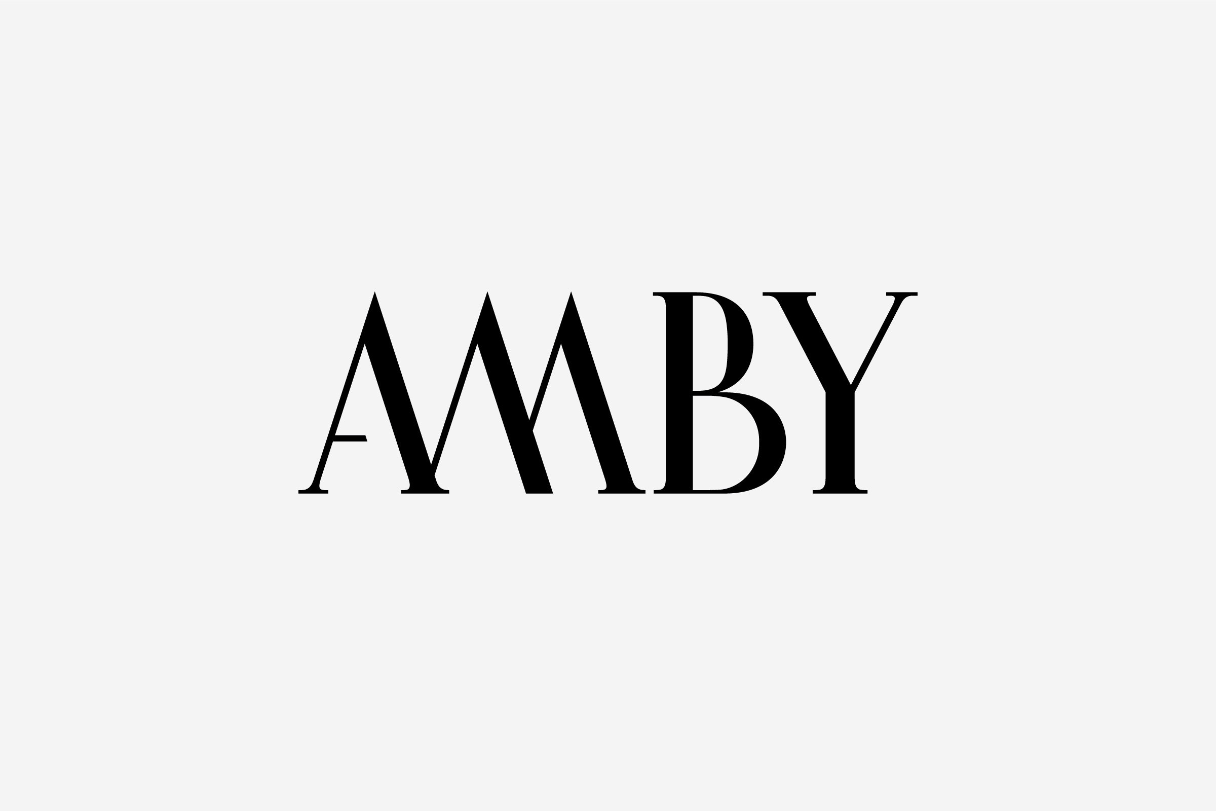 SPINGLE「AMBY」　ロゴデザイン ロゴ